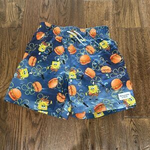 Abercrombie SpongeBob swim trunks. Sz 7/8
